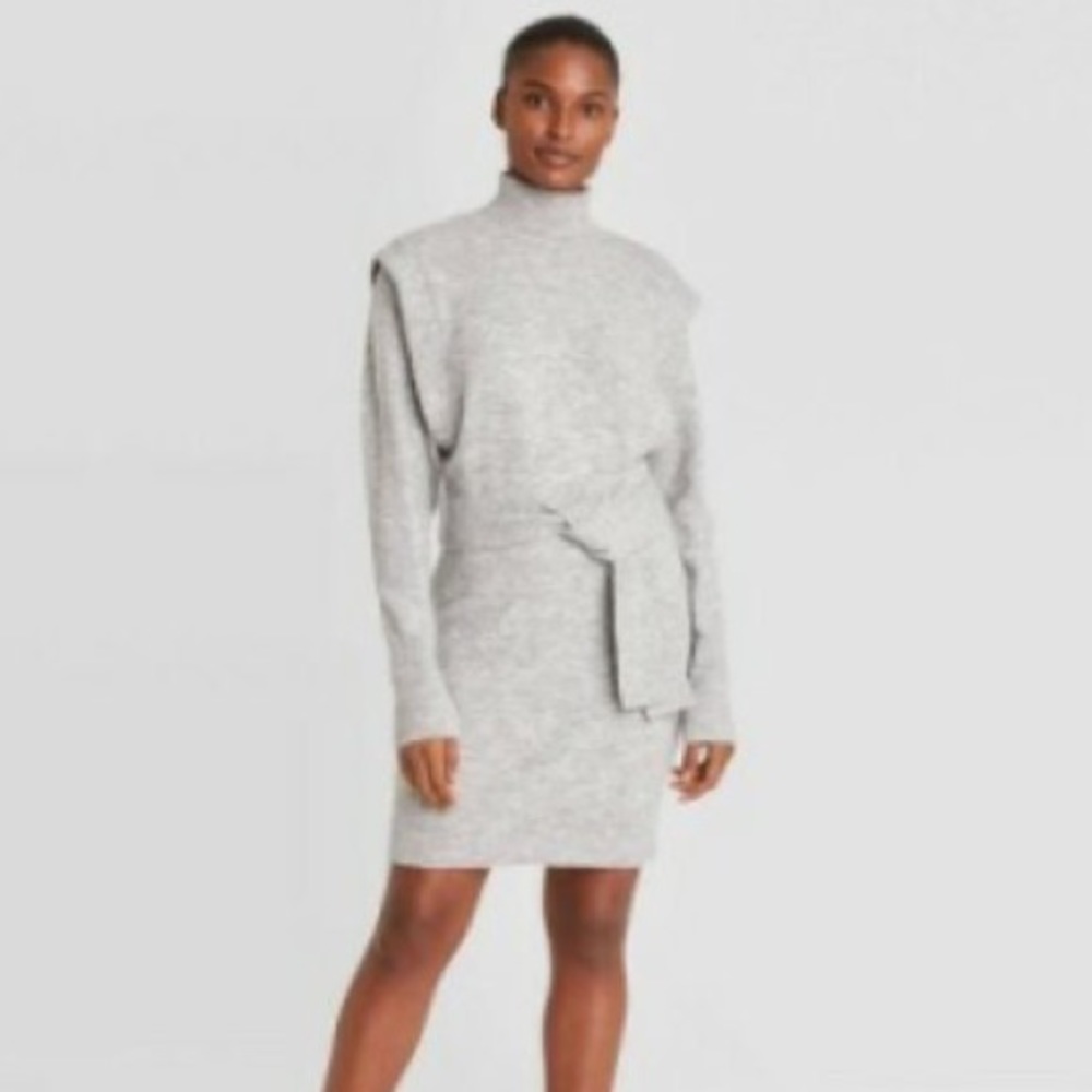 NWT Prologue Gray Sweater Dress